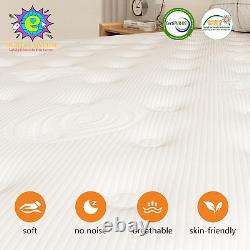 4FT6 Double Mattress, 10 Inch Gel Memory Foam Pocket Sprung Mattress with Breatha