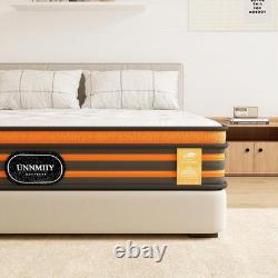 4FT6 Double Mattress 9-Zone Gel Memory Foam 10 Inch Pocket Sprung 135x190x25 cm