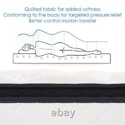 4FT6 Double Mattress Double Memory Foam Mattress Pocket Sprung Mattress Single