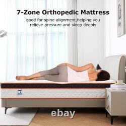 4FT6 Double Mattress Gel Memory Foam & Individually Pocket Sprungs 135x190x23cm