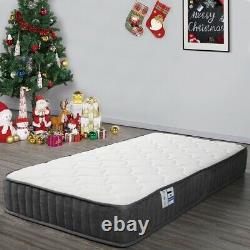 4FT6 Double Mattress Memory Foam Pocket Sprung Mattress Medium Firm Orthopaedic