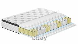 4FT6 Double Memory Foam Mattress 7 Zone Pocket Sprung Mattress Wave