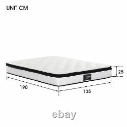 4FT6 Double Memory Foam Mattress 7 Zone Pocket Sprung Mattress Wave