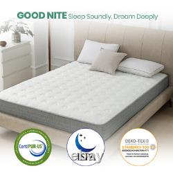 4FT Pocket Sprung Memory Foam Hybrid Mattress 7 Zone Orthopedic Small Double 8'