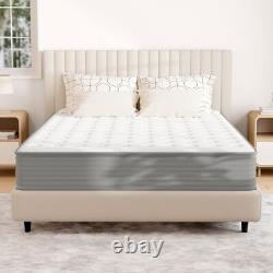 4FT Pocket Sprung Memory Foam Hybrid Mattress 7 Zone Orthopedic Small Double 8'