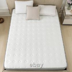 4FT Pocket Sprung Memory Foam Hybrid Mattress 7 Zone Orthopedic Small Double 8'