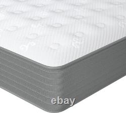 4FT Pocket Sprung Memory Foam Hybrid Mattress 7 Zone Orthopedic Small Double 8'