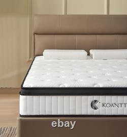 4Ft6 Double Mattress, 135X190Cm Memory Foam & Pocket Spring Mattresses, 25Cm Deep