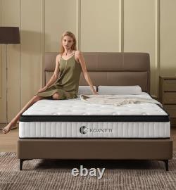 4Ft6 Double Mattress, 135X190Cm Memory Foam & Pocket Spring Mattresses, 25Cm Deep