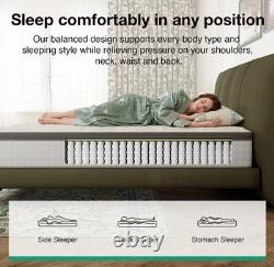 4Ft Novilla 25cm Ortho Memory Foam Pocket Sprung Mattress Free Local Delivey