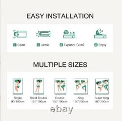 4Ft Novilla 25cm Ortho Memory Foam Pocket Sprung Mattress Free Local Delivey