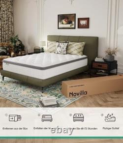 4Ft Novilla 25cm Ortho Memory Foam Pocket Sprung Mattress Free Local Delivey