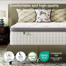 4Ft Novilla 25cm Ortho Memory Foam Pocket Sprung Mattress Free Local Delivey