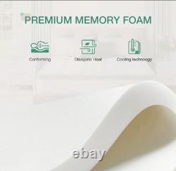 4Ft Novilla 25cm Ortho Memory Foam Pocket Sprung Mattress Free Local Delivey