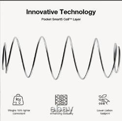4Ft Novilla 25cm Ortho Memory Foam Pocket Sprung Mattress Free Local Delivey