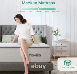 4Ft Novilla 25cm Ortho Memory Foam Pocket Sprung Mattress Free Local Delivey