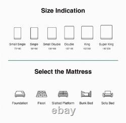 4Ft Novilla 25cm Ortho Memory Foam Pocket Sprung Mattress Free Local Delivey