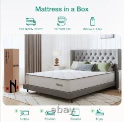 4Ft Novilla 25cm Ortho Memory Foam Pocket Sprung Mattress Free Local Delivey