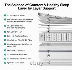 4Ft Novilla 25cm Ortho Memory Foam Pocket Sprung Mattress Free Local Delivey 4Ft Novilla 25cm Ortho Memory Foam Pocket Sprung Mattress Free Local Delivey