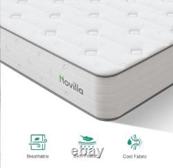 4Ft Novilla 25cm Ortho Memory Foam Pocket Sprung Mattress Free Local Delivey