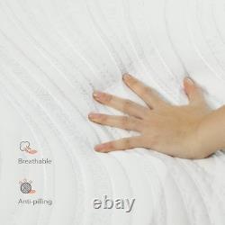 4ft6 Double Hybrid Mattress 10 Gel Memory Foam Pocket Spring Medium Firm Best