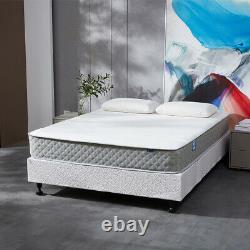 4ft6 Double Pocket Sprung Mattress 3000 Memory Foam Quilted Orthopedic Mattress