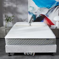 4ft6 Double Pocket Sprung Mattress 3000 Memory Foam Quilted Orthopedic Mattress