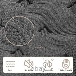 5FT 10IN King Size Mattress Gel Memory Foam & Individually Pocket Springs Medium