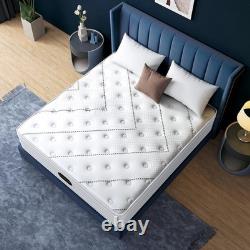 5FT King Mattress, 11 Inch 7-Zone Pocket Sprung Mattress with Memory Foam and So