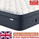 5ft King Size Hybrid Mattress Memory Foam Pocket Sprung Medium Firm 150x200cm
