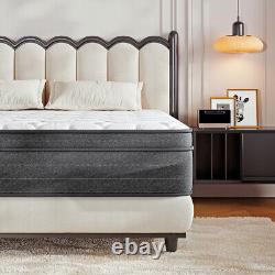 5FT King Size Hybrid Mattress Memory Foam Pocket Sprung Medium Firm 150x200cm