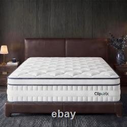 5FT King Size Mattress, Hybrid Orthopedic, Memory Foam, 1000 Pocket Springs