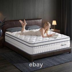 5FT King Size Mattress, Hybrid Orthopedic, Memory Foam, 1000 Pocket Springs