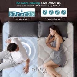 5FT King Size Mattress, Hybrid Orthopedic, Memory Foam, 1000 Pocket Springs