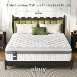 5ft King Size Mattress, Memory Foam Pocket Sprung Hybrid Mattress, Orthopedic