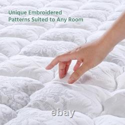 5ft King Size Mattress, Memory Foam Pocket Sprung Hybrid Mattress, Orthopedic
