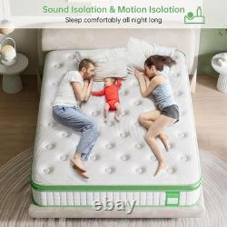 5ft King Size Mattress, Memory Foam Pocket Sprung Hybrid Mattress, Orthopedic