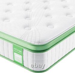 5ft King Size Mattress, Memory Foam Pocket Sprung Hybrid Mattress, Orthopedic