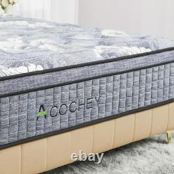 5ft King Size Mattress, Memory Foam Pocket Sprung Hybrid Mattress, Orthopedic
