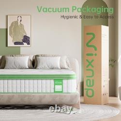 5ft King Size Mattress, Memory Foam Pocket Sprung Hybrid Mattress, Orthopedic