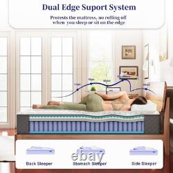 7-Zone Hybrid Single Mattress 90x190cm Memory Foam + Pocket Springs, 30cm