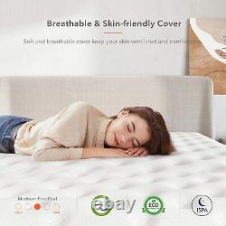 8 Gel Memory Foam Pocket Sprung Hybrid Mattress Orthopedic 3ft 4ft 4ft6 5ft 6ft