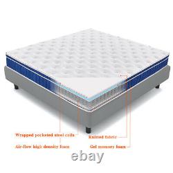 8 Gel Memory Foam Pocket Sprung Hybrid Mattress Orthopedic 3ft 4ft 4ft6 5ft 6ft