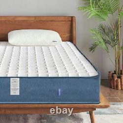 8 King Size Memory Foam Pocket Sprung Mattress Medium Firm Feel