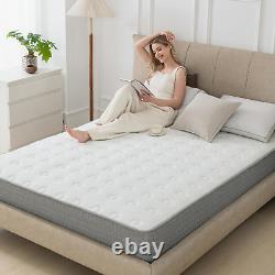 8 Single Hybrid Mattress Comfort Memory Foam Pocket Sprung Medium Firm 90x190cm