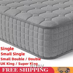9.4'' Deep Double King Mattress Pocket Sprung Orthopedic Foam Memory Mattress UK