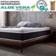 Aloe Vera-infused Double 4f6 Medium Soft Memory Foam Pocket Sprung Mattress 12in