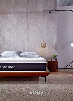 Aloe Vera-infused Double 4f6 Medium Soft Memory Foam Pocket Sprung Mattress 12in