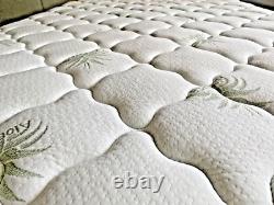 Aloe Vera-infused Double 4ft6 Medium Firm Memory Foam Pocket Sprung Mattress