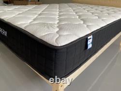 Aloe Vera-infused Single 3ft Black Border Memory Foam Pocket Sprung Mattress